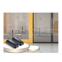 Automatic Electric Door Opener Infrared Safety Anti-Clamp AC/DC12-24V Length 20M Angle Adjustable for Courtyard Entrance