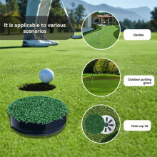 Pokrowce na Kubki do Putting Greenu Dołka Golfowego, Symulowany Trawnik, Pomoce Treningowe, Pokrowiec na Kubek do Putting Greenu