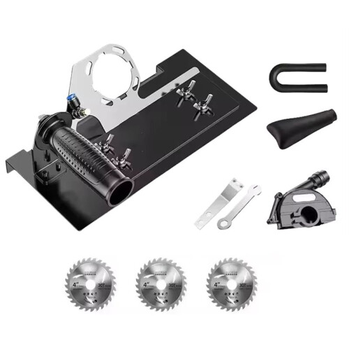 Angle Grinder Cutting Tiles Stand 100-125type Attachment Stone Trimming Bracket Support Tools, Set C