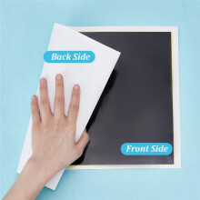5 Feuilles de Papier de Marquage Noir pour Gravure avec 1 Grattoir, Papier de Test pour Gravure sur Céramique, Verre et Découpe