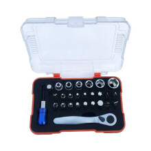 27 in 1  Ratchet Wrench Set with Bits & Socket Wrench-Versatile Tool Set for Daily Maintenance of Household