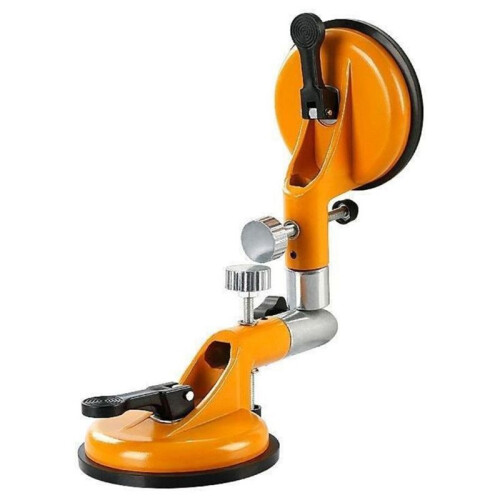 Double Claw Tile Splicer Suction Cup Heavy-Duty Pulling and Aligning Flat Surfaces Tile Laying Tools Angle Adjustable
