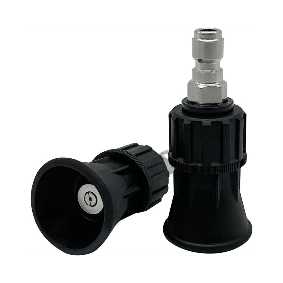 2 Pack-40 Degree Pressure Washer Nozzle 4.0 Orifice, Pressure Washer Nozzle Guard With 1/4Inch Quick Coupler Plug 4711693611713