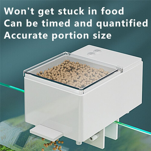 Automatic Fish Feeder Adjustable Battery-Powered LCD Timer with 24-Hour Feeding Schedule is Perfect Aquarium 1