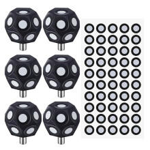 Set di 6 Pennarelli Multi-Angolo, 100 Punti, Pennarelli per Scanner 3D, Adesivi A Punti, Spray per Scansione, Piattaforma Girevole per Scanner, Punti