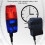 LED Red  Caution Emergency Light Flashing Shoulder Clip Lamp USB Rechargeable  Warning Safety Beacon Lantern 3