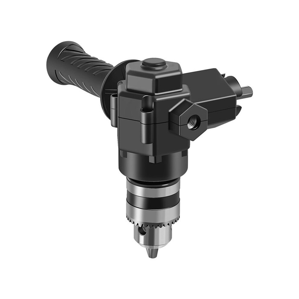 90 Right Angle Drill Adapter - Keyed Chuck Corner Attachment For Tight Space Drilling & Repair 6031092508420