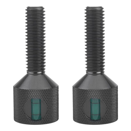 2 Peças de 1-1/8 Polegadas de Pino de Alinhamento de Flange de Alumínio com Dois Furos, Pinos de Posicionamento de Gradiente com Dois Furos para