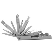 13-in-1 Multifunctionele Schroevendraaier Handige Opvouwbare Tool Combinatietool van Roestvrij Staal Buitengereedschap