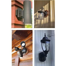 2Pack Siding Mounting Block 8161,Vertical Siding Lamp Octagon Mounting Kit with Built-in Box for Outdoor Smooth Flat