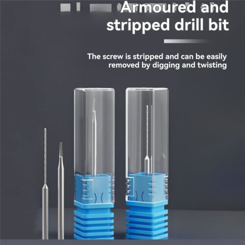 U8 Drill Bit Screw Removal Mobile Phone Tail Broken Thread Sliding Alloy Armor-Piercing Sliding Tool 50mm/45mm 1