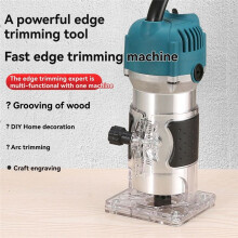 220V Elektrische Trimmer, Houtfrees, Houtbewerking, Trimmen, Frezen, Graveren, Sleufmachine, Lineaire Geleiderail, EU-Stekker