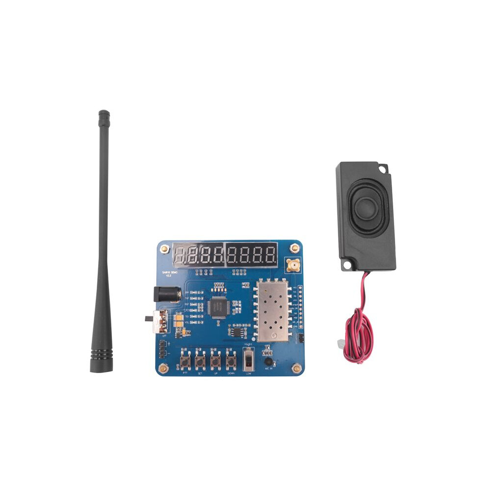 Intercom Module Demo Board Kit Uhf Walkie Talkie Module Sa818s+Speakers+ Straight Rod Antennas (400-480Mhz) 4713140838551