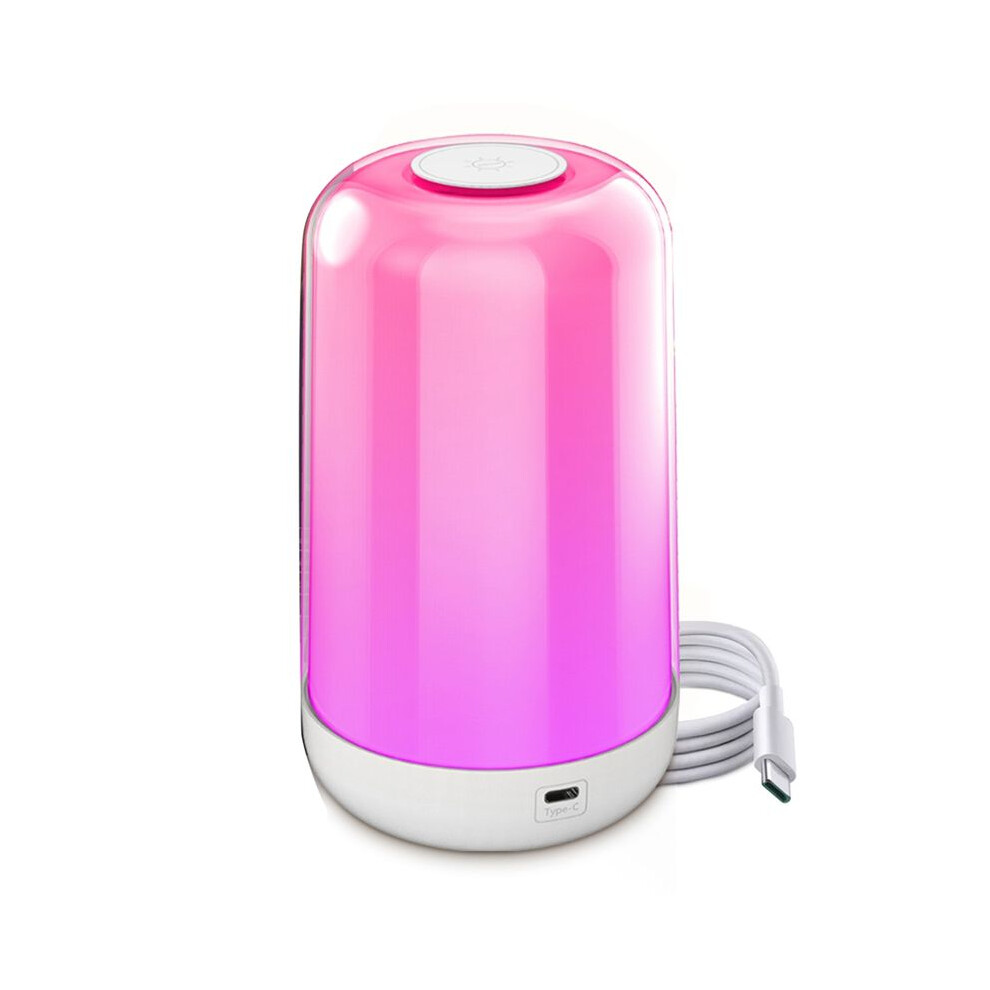 Touch Bedside Table Lamp Dimmable Rgb Led Rechargeable Kids Desk Lamp Camping Room Atmosphere Light 6032755261041