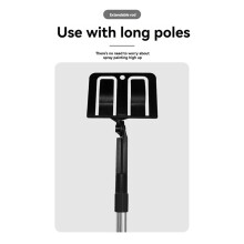 Adjustable Angle Spray Shield Holder Set Protect -Proof Paint Baffle Grippers Long Rod Spraying Guards