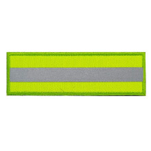 Patch Réfléchissant Double Face en Tissu, Brassard D'Identification, Sac D'Extérieur, Vêtements, Accessoires, Taille Moyenne