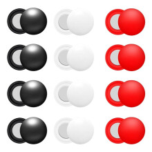 12Pcs Running Bib Clips Number Buckle Race Bib Securing Running Gear Fixing Fastener Clip Number Holder A