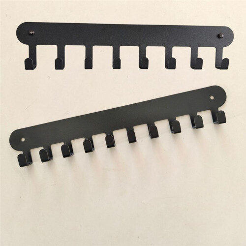 Iron Towel Hook Wall-Mounted Key and Coat Hook Multi-Function Metal Storage Rack Storage Rack 8 Hooks 1