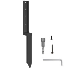 Zeer Robuuste Reparatieset voor Stalen Hekpalen, voor Hekpalen en Grondpennen voor Het Repareren van Houten Hekpalen (1 Verpakking)