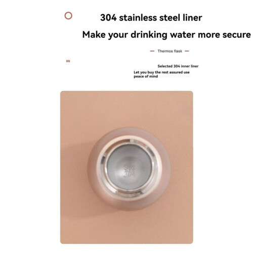 Fatty Vacuum flask Cup Convenient Pull Ring Pocket Cup Simple and Stylish Cup Golden 2