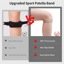 Patellar Tendon Support Strap, Patella Brace Knee Pain Relief Bands for Basketball Baseball Soccer Volleyball Football,B