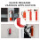 Fire Extinguishe Mount, Wall Hook, Fire Extinguishe Bracket  to 40 Lbs Extinguishers, Suitable for Fire 12 Pack 4