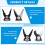 5-in-1 Multifunctional Pliers Set,Wire Stripper/Cutter/Crimper,Interchangeable Pliers  Wire Cutting Tool 5