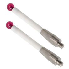 2 Stuks Probe-Stylus A 5000 3709 CMM 50 mm Contactprobes Keramische Meetschachten - 6 mm Bolvormige Punt CNC-Gereedschapsaccessoire