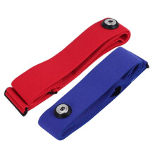 2 Pcs Heart Rate Belt Chest Strap for Coospo Polar Wahoo Mount Heart Rate Sensor Monitor Elastic Soft Strap Band