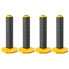 Stick Wall Lay Floor Tiles Tool Ceiling Leveling Ruler Light Steel Artifact Horizontal Bubble Leveling Ruler 4 Pcs