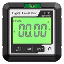 Sakerplus-Saker Magnetic Digital Inclinometer, Angle Finder Tool, Protractor Level, Multi Angle Measuring Ruler