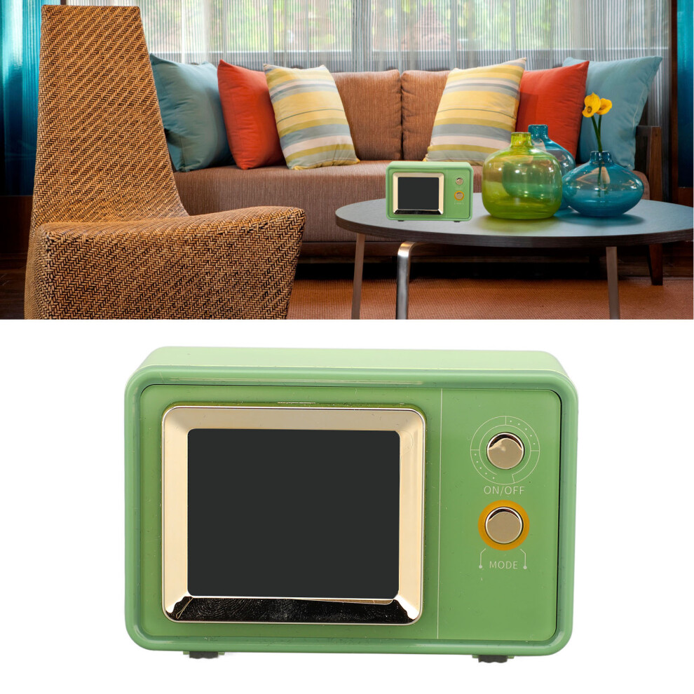 Retro Tv-Shaped Bluetooth Speaker, 600Mah, Waterproof No Green 4971388183158