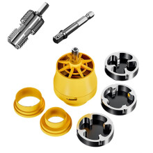 8 Pièces 4 Points 6 Points PPR Ouvre-Filetage Interne pour Tuyau D'Eau PPR Filetage Conique pour Tuyau en Plastique PVC