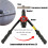 50pcs Rivet Nut +Hand Threaded Rivet Nuts-Gun BT606 M3 M4/M5 M6 M8 Double Insert Riveting Rivnut Rivet Tool 6