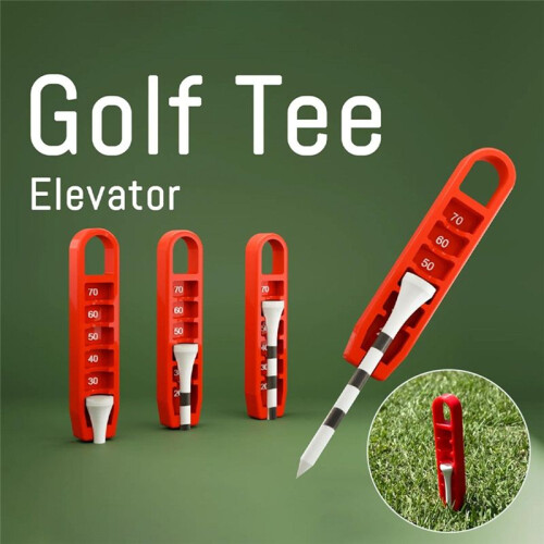 Tee Height Gauge Elevator 3D Printed for Tees Portable Adjuster Precise Placement 20-70mm Measurement Tool Gift 1