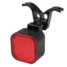 Bicycle Tail Light - Brake Sensing, Rechargeable, IPX6 Waterproof, Dual Bracket Rear Lamp for Cycling Safety