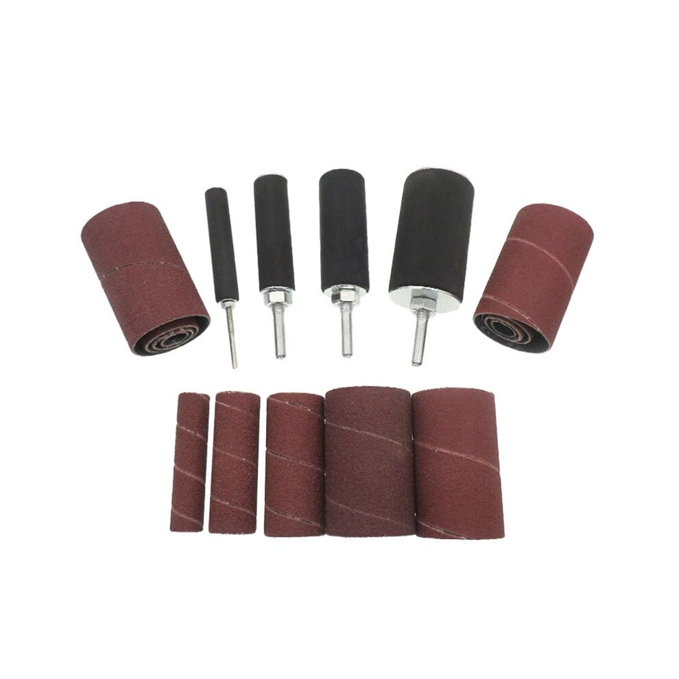 Sanding Drum Sander Drum Kit Rubber Mandrels Sandpaper For Engraving Woodworking Drill Polishing Rotary 6034255928868