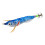 5 Stück 10 cm Holz Garnelen Angelköder Blinkender Wobbler Haken Jig Kunstköder Jigging Köder Oktopus Köder 5