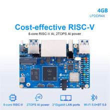 Dla Orange Pi RV2 RAM Komputer Jednopłytkowy DDR4 8-Rdzeniowy RISC-V 2TOPS AI CPU WiFi PCIE SSD PC Wsparcie Ubuntu OS 4G
