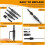 Self Centering Drill Bits Set,3/32in, 7/64in, 1/8in Self-Centering Hinge Drill Bit for 1/4 in Centering Hinge Drill Bit 3