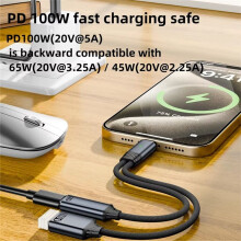 USB C OTG-Kabel Telefoonadapter 2 in 1 Type C Naar USB A-Adapter met PD-Oplaadpoort voor Smartphone, Laptop, Tablet, Wit