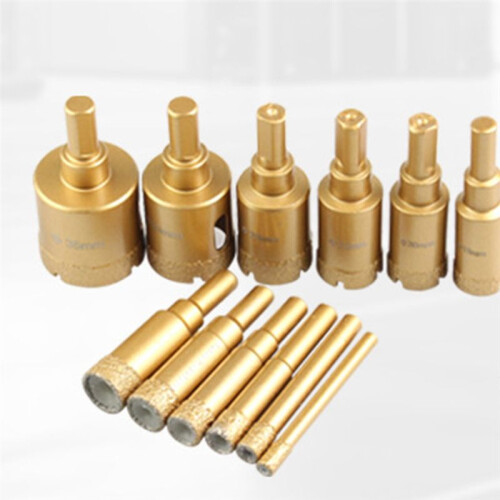 12pc Brazing Hole Opener Marble Multi-Purpose Drilling Bit Vitrified Brick Ceramic Stone Reaming Bit Set 6-35mm 2