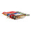 5 Stück 10 cm Holz Garnelen Angelköder Blinkender Wobbler Haken Jig Kunstköder Jigging Köder Oktopus Köder 3