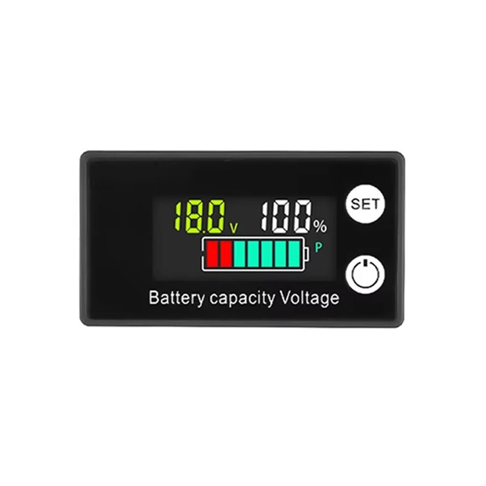 Battery Voltmeter 8-100V Capacity Indicator Power Meter Lithium Lifepo4 Lead-Acid Cell 12V 24V 48V Lcd Screen C 6034254859446