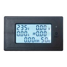 4400W Voltmeter Amperemeter AC 20A Stromzähler HD Digitalanzeige Spannungs-/Strommessgeräte