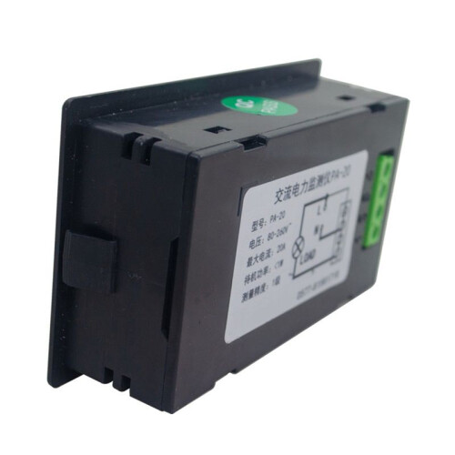 4400W Voltmeter Amperemeter AC 20A Effekt Elmätare HD Digital Display Spänning Strömmätare 2