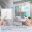 Tuya WiFi RF433 2.5D Arc Curtain  Glass Touch Panel for Roller Blinds Shutters   APP Wireless Alexa A 5