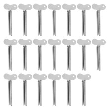 20PCS Toothpaste Tube Squeezers Metal Key Toothpaste Squeezers for Bathroom Hair Dye Cosmetic Tubes Squeezer
