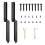 Fence Repair Kit 2X Thickened Metal Fence Support Stakes Solid Ground Spike Quick Fix Post Stabilizer for Repair Tilted 1