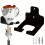 Wall Mounted Garden Tool Organizer Power Tool Hanger for Garage Storage for Weed Whackers, Grass Trimmer, Hedge Tools A 7